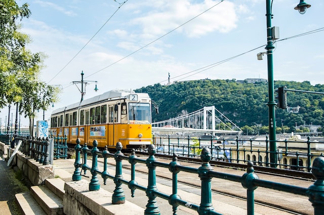 picture from a tram in Budapest