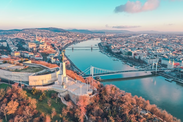 picture from budapest above