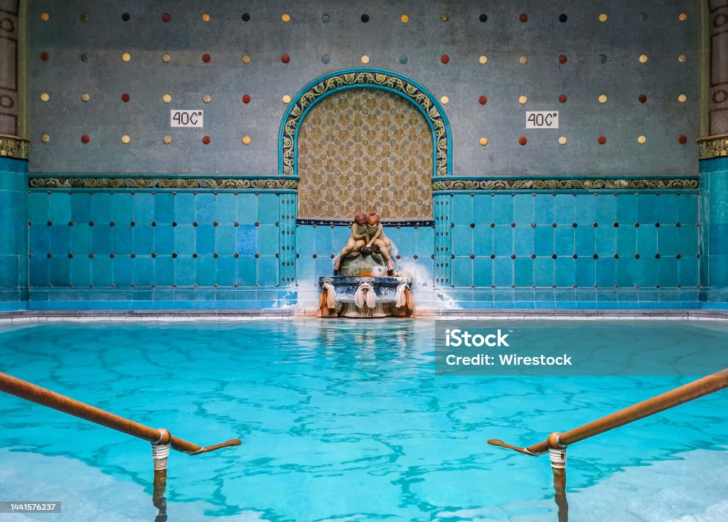 picture from spa area in Gellert Hotel